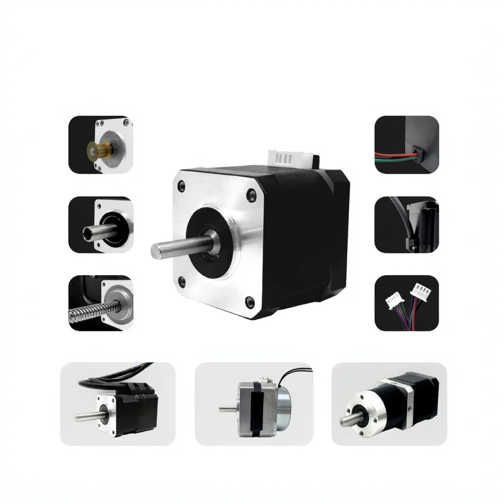 For Shengyang Nema 17 Stepping Motor 42mm Series Lengths 23 34 40 48 60mm For 3D Printer CNC Machinery Precision Automation