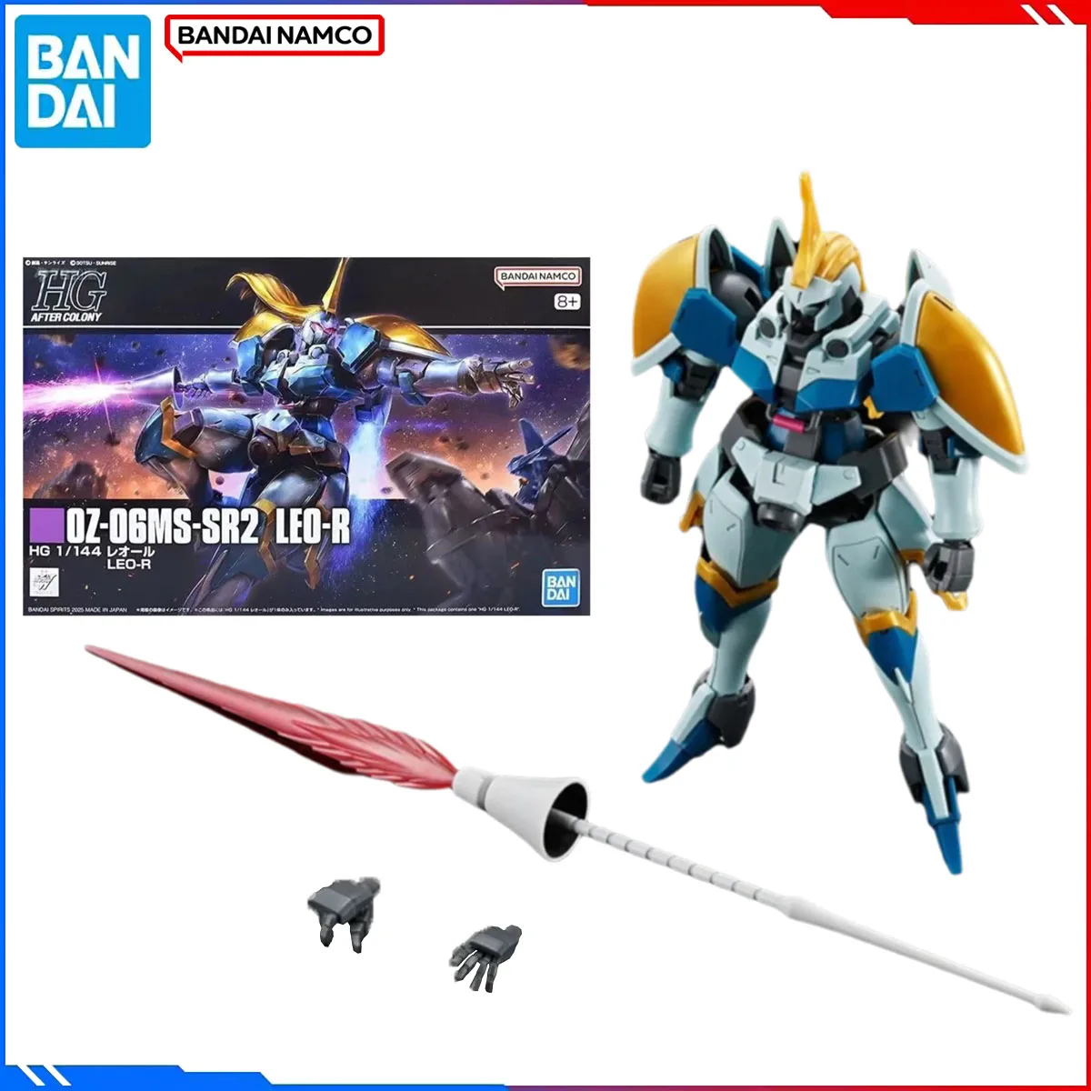 

Подлинная оригинальная фигурка Bandai Gundam, наборы моделей HGAC 1/144, аниме-фигурки OZ-06MS-SR3 LEO-R, экшн-модель, рождественские игрушки, подарок