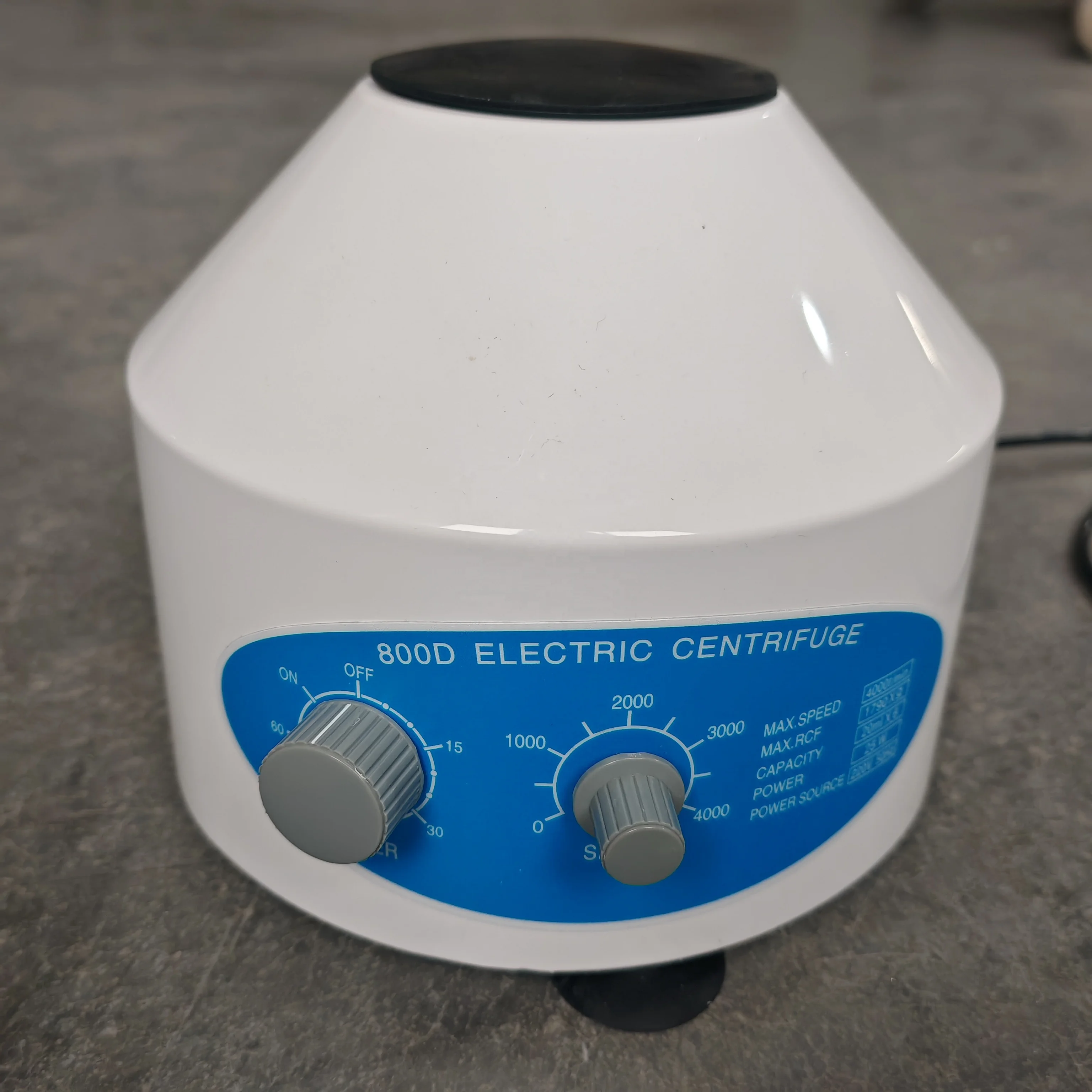 Centrifuge Tube Round Shape 800D Centrifuge with Timer