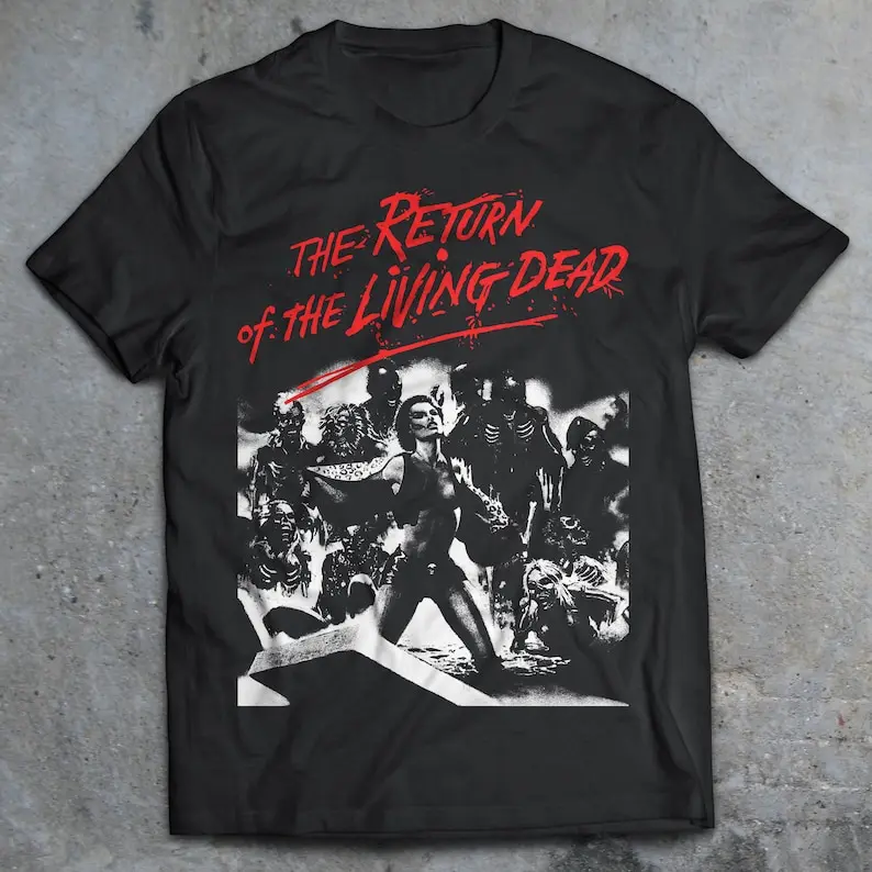 Return of The Living Dead T-Shirt, 80's Horror Shirt, Lost Boys, Friday The 13th, A Nightmare on Elm Street, Fright Night