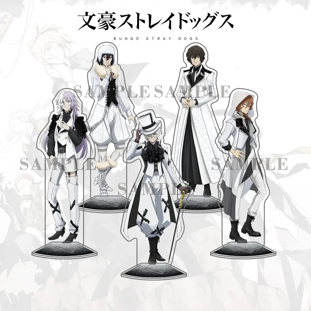 Anime Bungo Stray Dogs gothic style Prison Break Game Acrylic Stand keychain Desktop Ornament Collectible Fan Gift 15CM