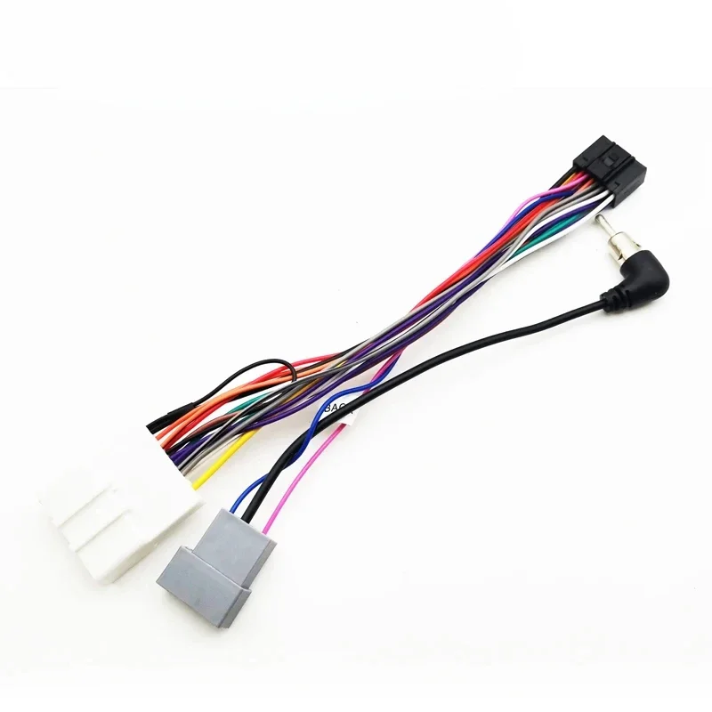 Radio Wiring Harness Adapter, for Nissan Qashqai Versa Cube Sentra X-trail, 20Pin Connector, Plug and Play, for 16 Pin Android