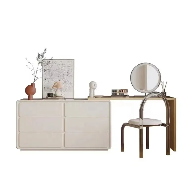 Simple Style Makeup Table Dresser Organizer All-In-One Luxury Furniture Bedroom Multifunctional Corner Shelf