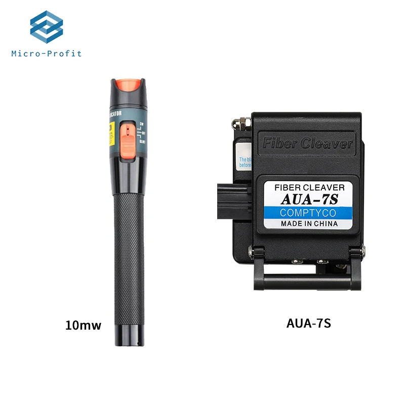 14 pz/set Kit di attrezzi in fibra ottica FTTH -70-+ 10dBm misuratore di potenza ottica SKL-6C coltello per mannaia da taglio in fibra 10mW localizzatore visivo di guasti