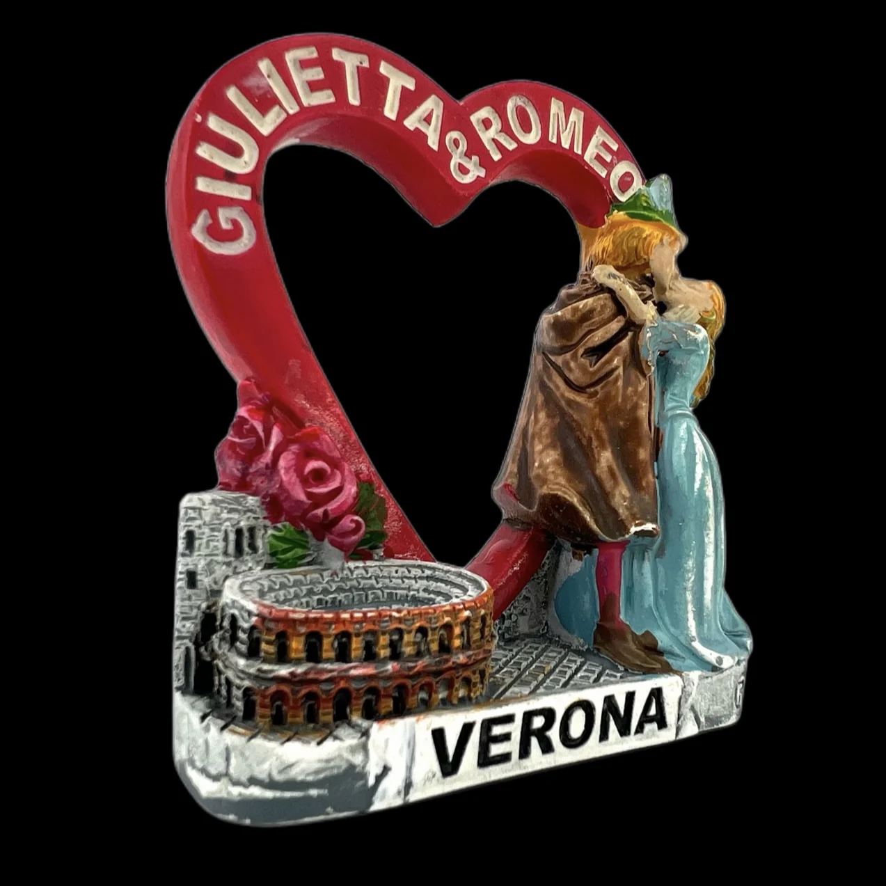 Italy Fridge Magnets Verona Romeo and Juliet Travel Memorial Magnetic Refrigerator Stickers Gift Room Decoration Collectio