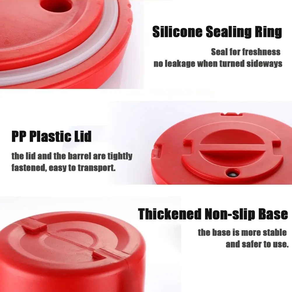 موزع مشروبات معزول 3.9 جالونات / 15 لترًا من الفولاذ المقاوم للصدأ الأحمر موزع المشروبات الباردة والساخنة مع Fa