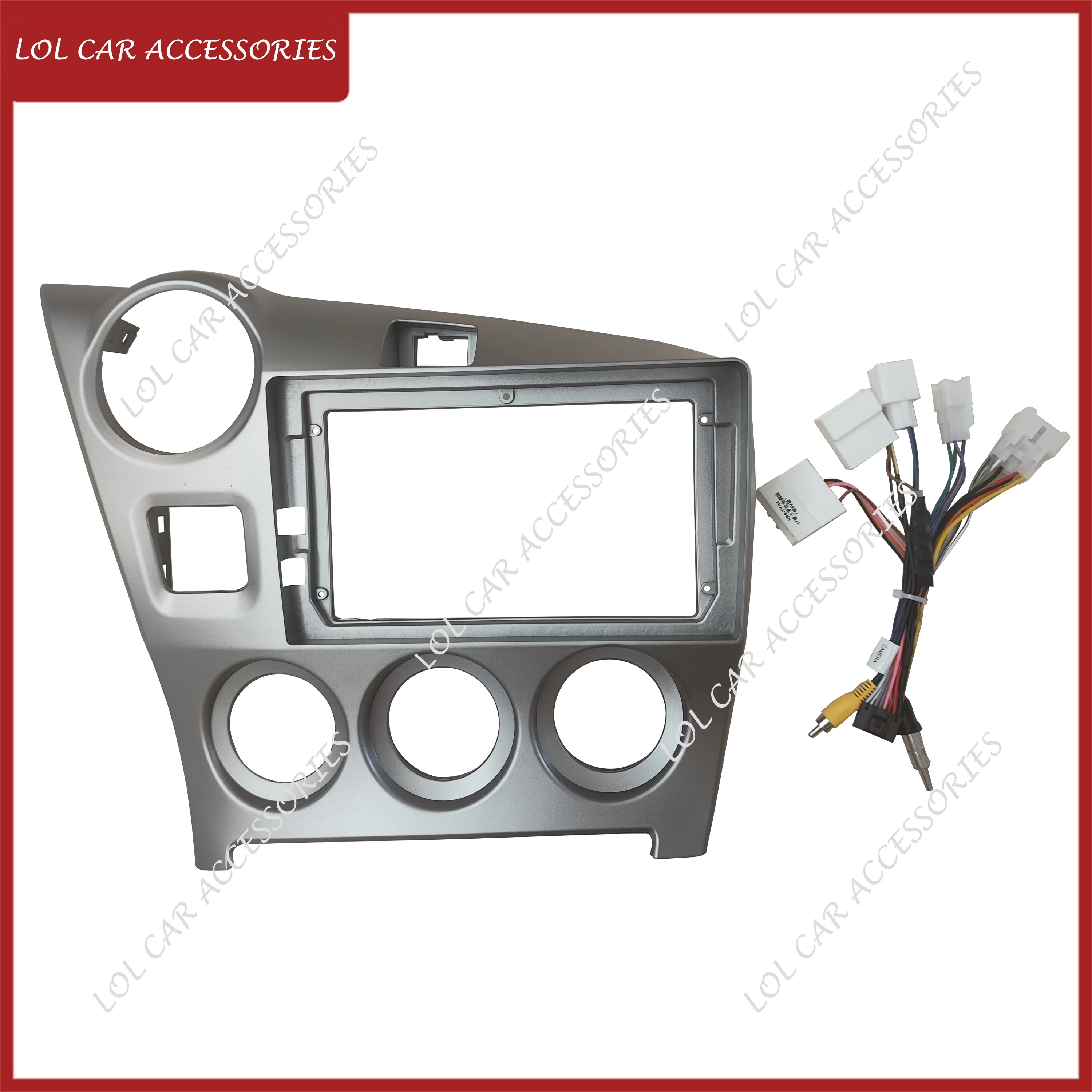 9 Inch For Toyota MATRIX 2009-2014 Left Car Stereo Radio Android MP5 Player Fascia Casing Frame 2 Din Head Unit Dashboard Cover