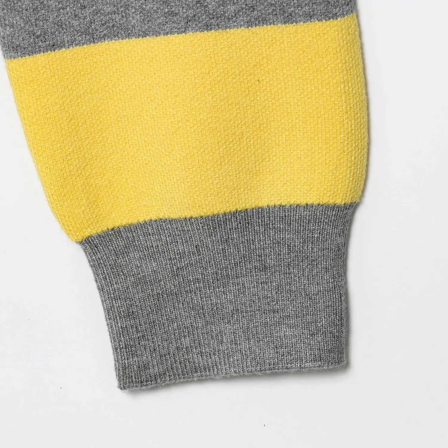 المرأة مخطط محبوك سترة بولو الرقبة التلبيب التباين اللون طويلة الأكمام فضفاضة بلوزة كاجوال أوائل الخريف جديد شيك #6