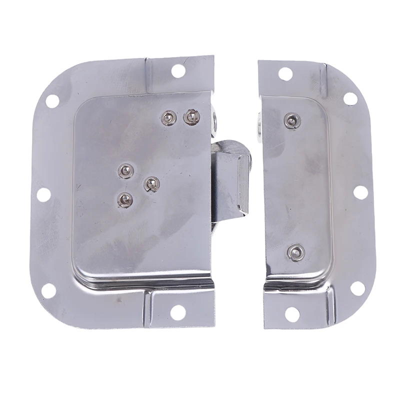 Heavy-Duty Metal Recessed Butterfly Twist Latches - Spring Loaded Lockable Catches For Flight Cases, PA DJ Equipment Racks