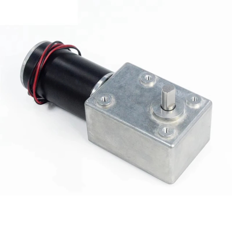 A5882 11RPM Gearbox Powerful Reducer GearMotor Self-lock Motor DC 6-24V Motor High Torque Low Speed Worm Gear Motor