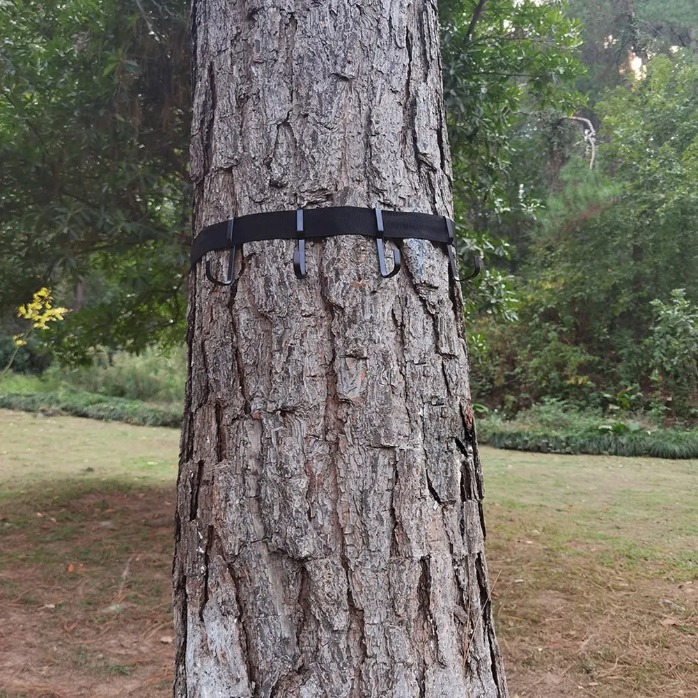 

Набор из 5 металлических крючков-держателей для подвешивания на дерево, многофункциональные ремни-крючки для охотничьего снаряжения, аксессуары для крепления на дерево на открытом воздухе