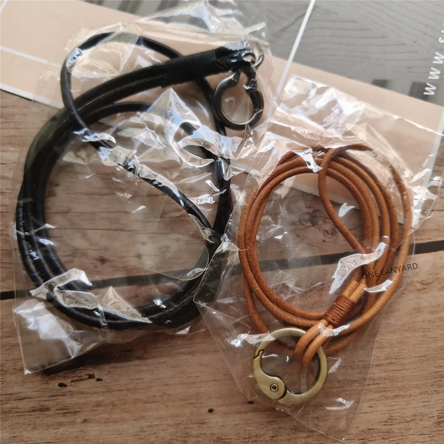 Brown Leather Phone Lanyard, Stylish Gift