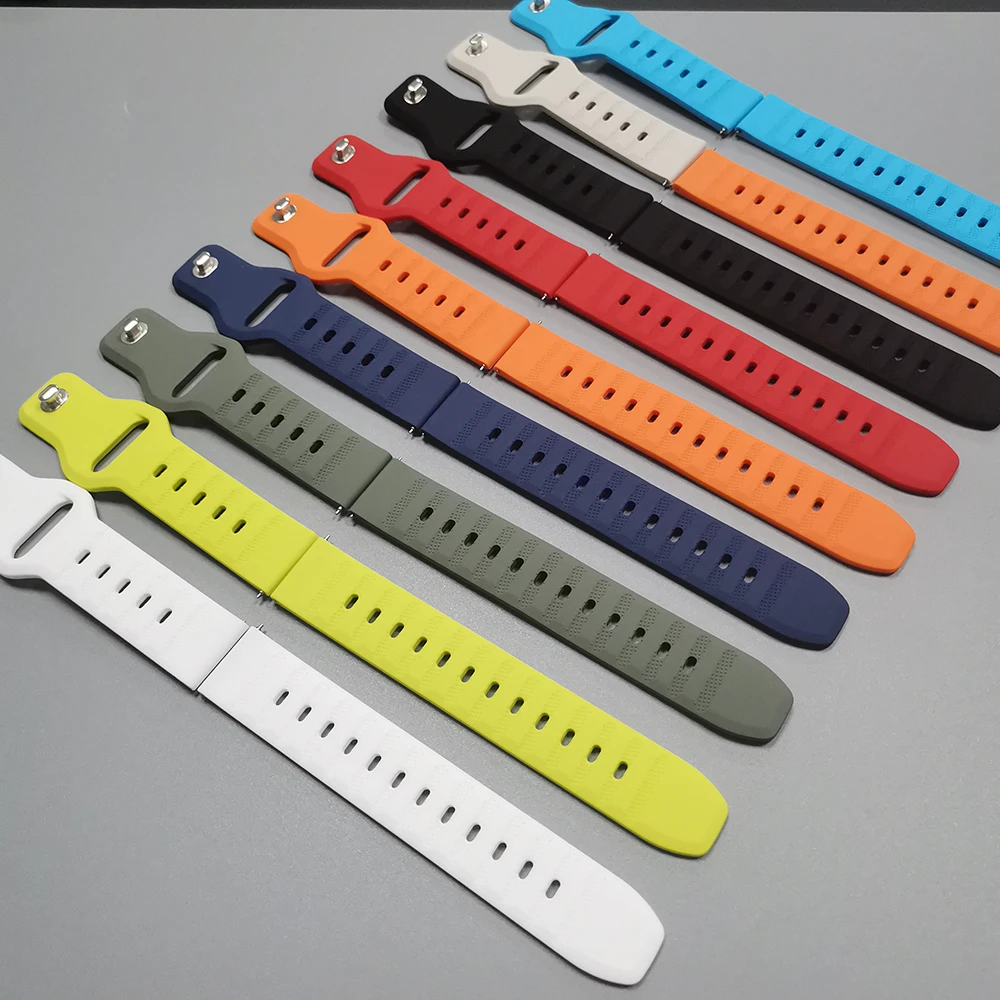 20 22 مللي متر الفرقة ل Garmin Venu 3 2/SQ 2 حزام لينة سيليكون ساعة ذكية Correa Forerunner 265 255 570 165 Vivoactive 6 5 سوار