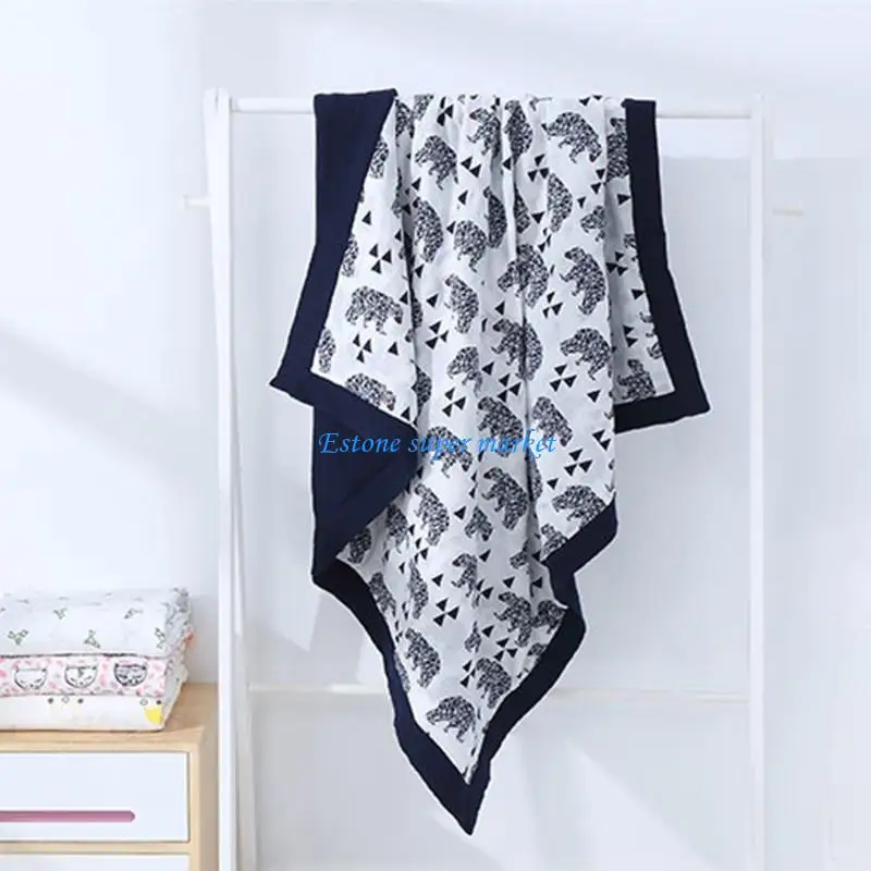 

090B 120x120cm Baby Gauze Blanket Newborn Soft Six Layers Cotton Bedding Kids Bath Towel Infant Outdoor
