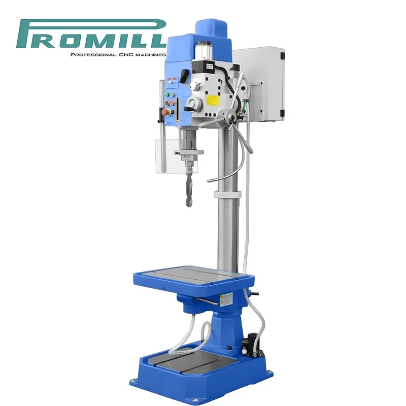HCY Promill Automatic Vertical Bench Drilling Tapping Machine ZS-40DPS High Spindle Rigidity MT4 Taper 40mm Max Drilling