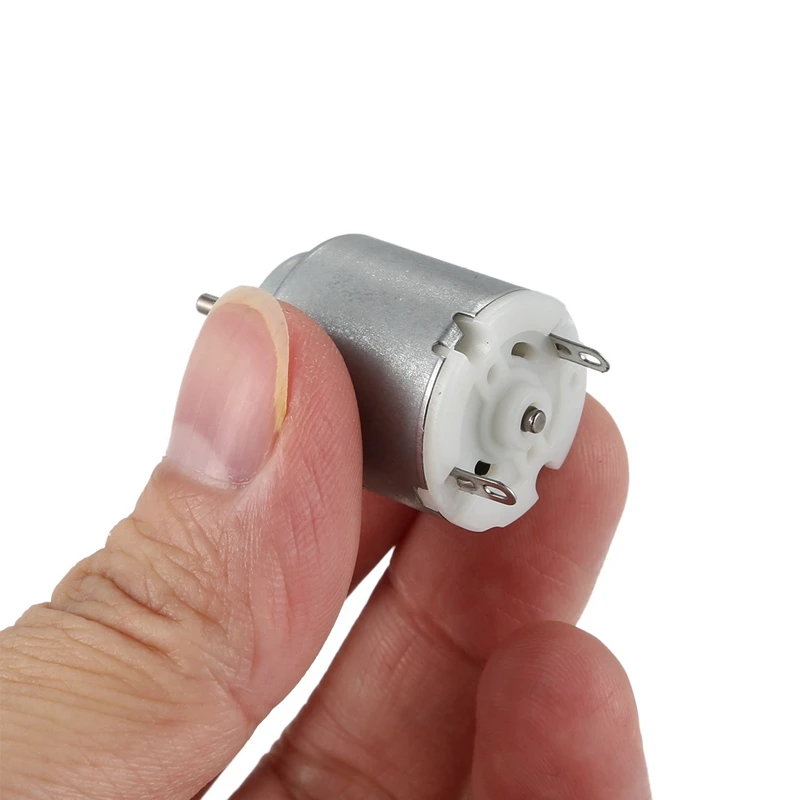5X 6-12V 3000 RPM Cylindrical DC Shaft Motor For Smart Cars
