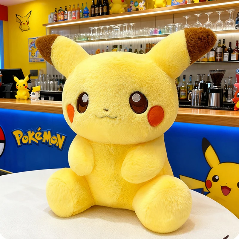 40/80 cm große Pikachu Pokemon Plüschtiere Cartoon Puppe süße Ornament gefüllte Plüschtier Pikachu Kissen Pokémon Geschenk für Kinder