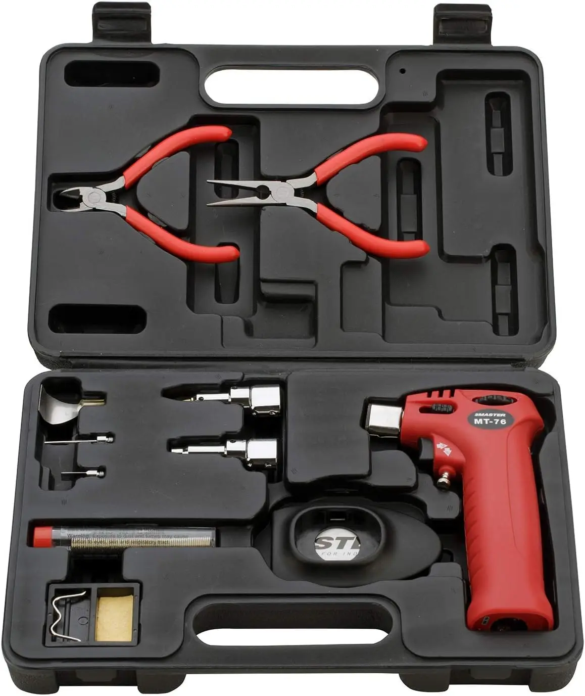 ter Appliance Mt-76K Triggertorch 3-In-1 Heat Tool Kit With Soldering, Hot Air And Hot Knife Tips, Self-Igniting