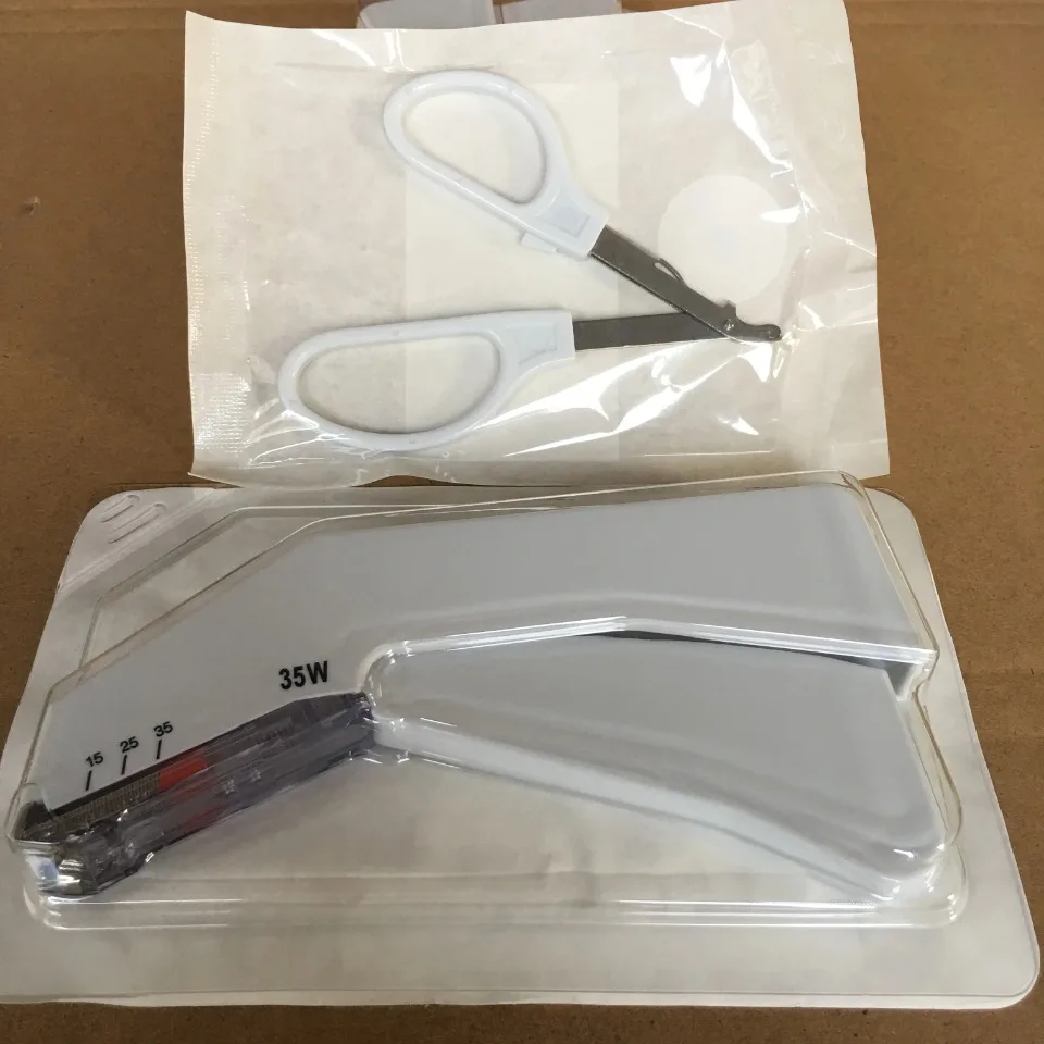 Disposable Medical Skin Stitching Machine Stainless Steel Disposable Sterile Skin Stapler Nail Puller Wound Suture Machine
