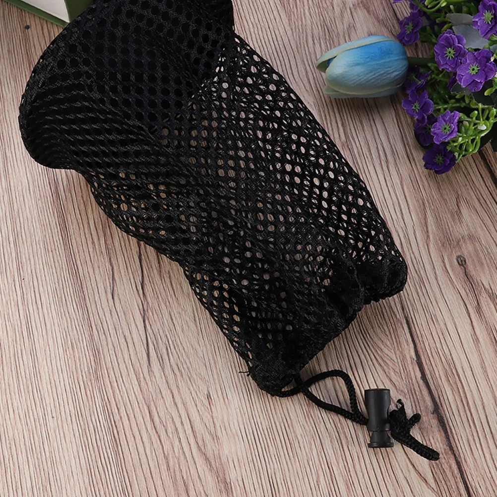 5Pcs Golf Ball Mesh Bag Drawstring Storage Pouch Lightweight Nylon Large Capacity Golf Ball Organizer Portable for Tennis