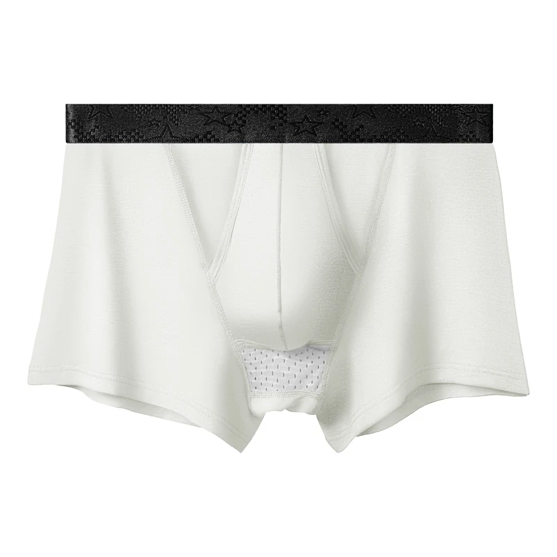 

Bullet - style separated men's underwear. Made of ice - silk, with scrotum support. Men's boxers, thin, breathable, made of Moda