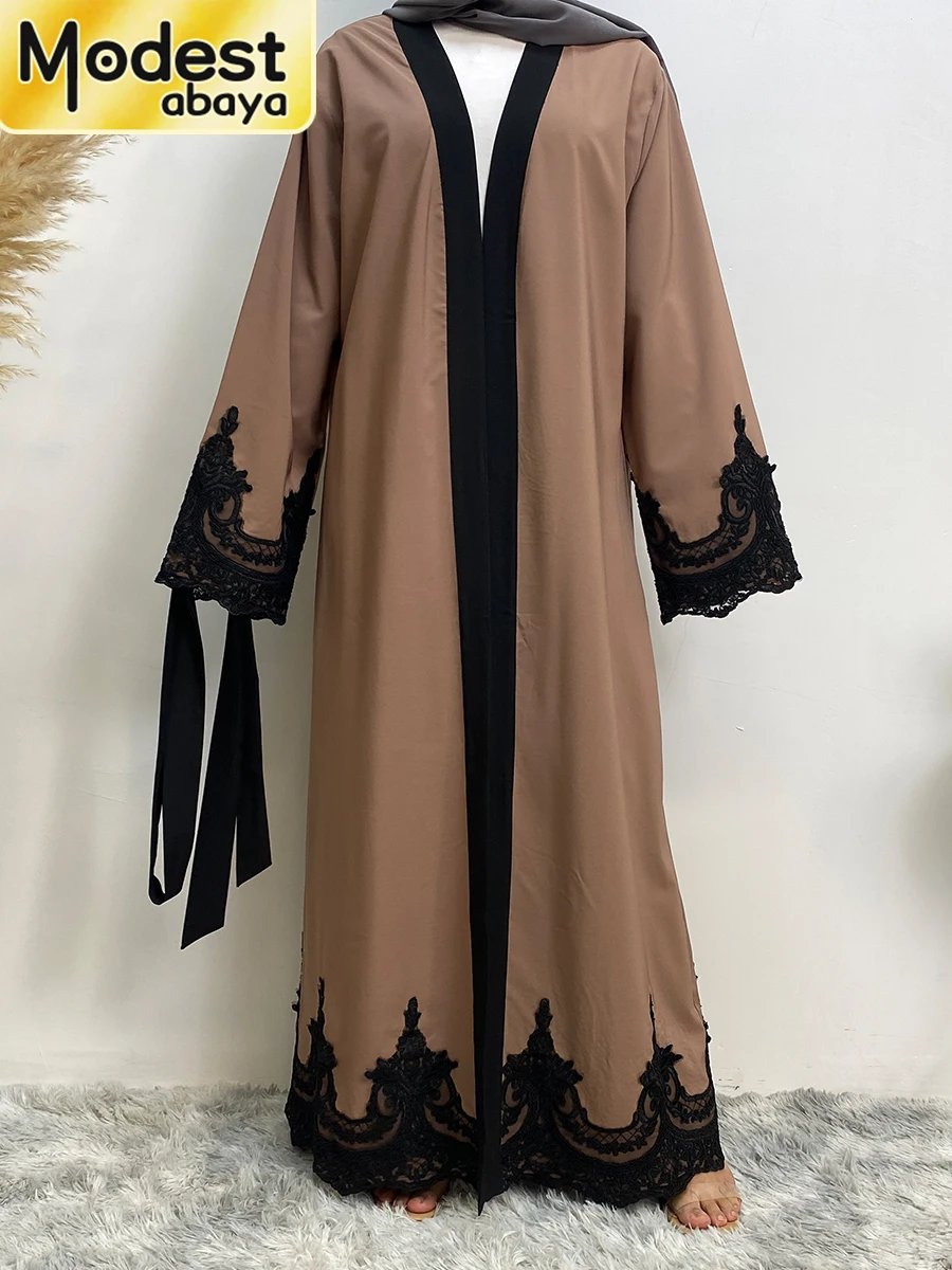 Modest Abaya Ramadan Dubai Robe Femme Musulmane Turkey Kaftan Islamic Clothing Muslim For Women Kimono Caftan Marocain Cardigan