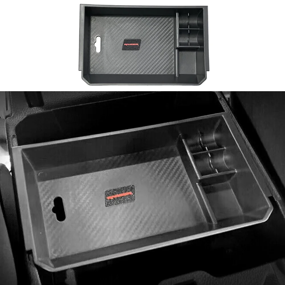 Car Accessories Interior Tray Car Center Console Armrest Storage Box Organizer Tray Compatible For Ford Ranger T9 2022 2023