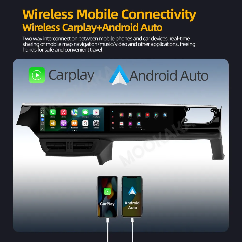 Android 14 Dual 12.3 Inch Screen For Porsche Macan 2014‑2017 Car Radio Stereo Multimedia Player GPS Navigation CarPlay DSP 4G HD