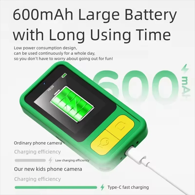 A04F-MP3 câmera de vídeo 1080p hd para criança 2.4 "tela autofoco bonito dos desenhos animados selfie para o presente de aniversário de natal