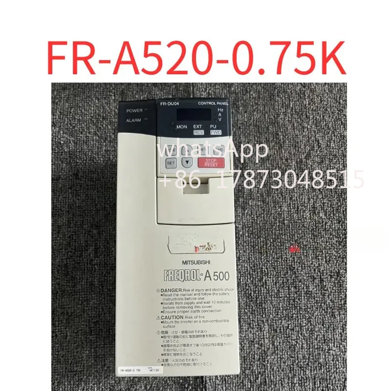 

Second-hand frequency converter FR-A520-0.75K 0.75KW 220V test OK