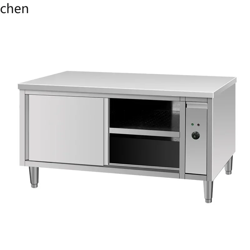 DSA  Stainless Steel Warming Dish Table Hot Air Circulation Heating Work Operation Table