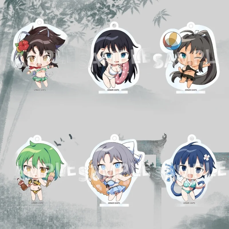 Senran Kagura An Adorable Acrylic Figure Stand Cosplay Toy Birthday Gift Ornament Keychain Festival Christmas