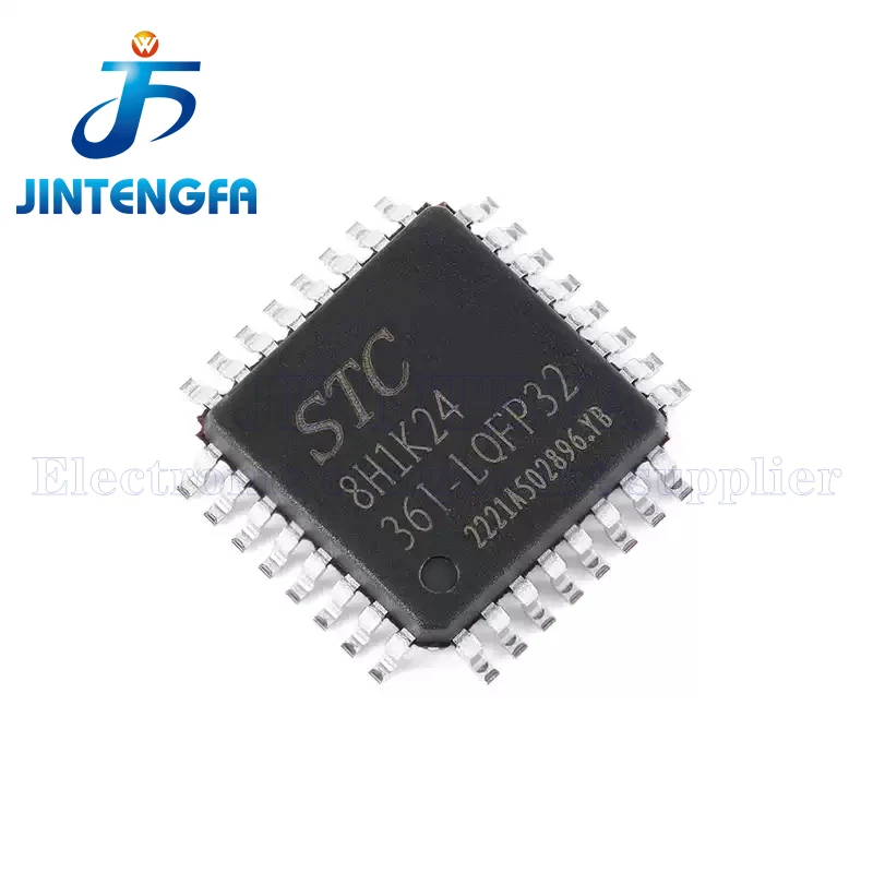 2pcs STC STC8H1K24 STC8H1K24-36I 8H1K24 LQFP32 1T 8051 Microprocessor IC Chip Brand New Authentic