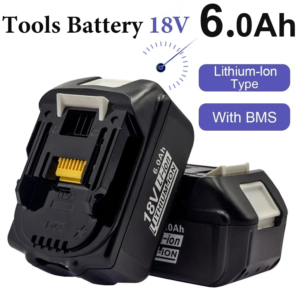 

Топ! Последняя обновленная батарея BL1860 для Makita 18 В, аккумулятор 6,0 Ач, сменная аккумуляторная батарея BL1840 BL1850, литий-ионная батарея для Makita 18 В