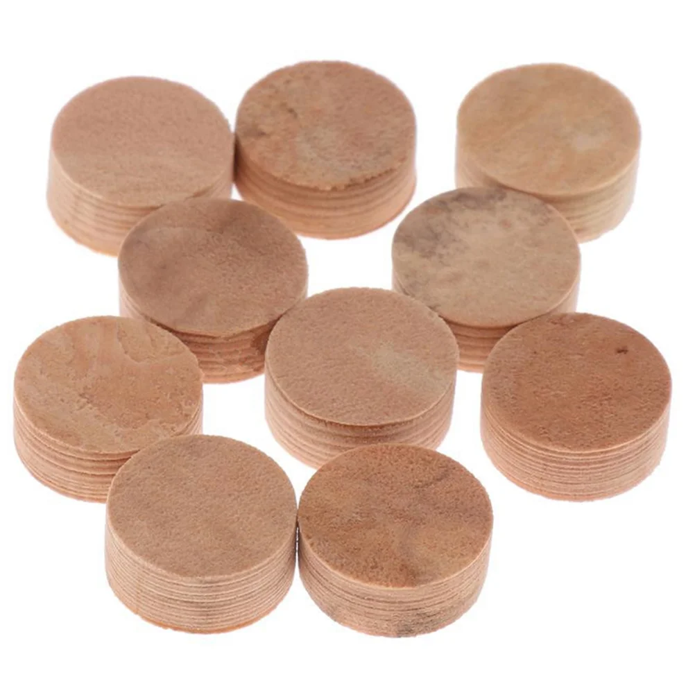 8 Pcs Cork Pad Small Cushion Corks Trombone Spit Valve Wooden Corkboard Trumpet Replacement Pads