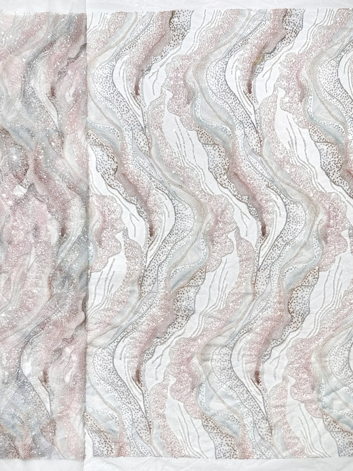 Модное африканское нигерийское кружево с вышивкой бисером, 2024, элитная роскошная французская сетчатая кружевная ткань с блестками для свадебного платья для женщин