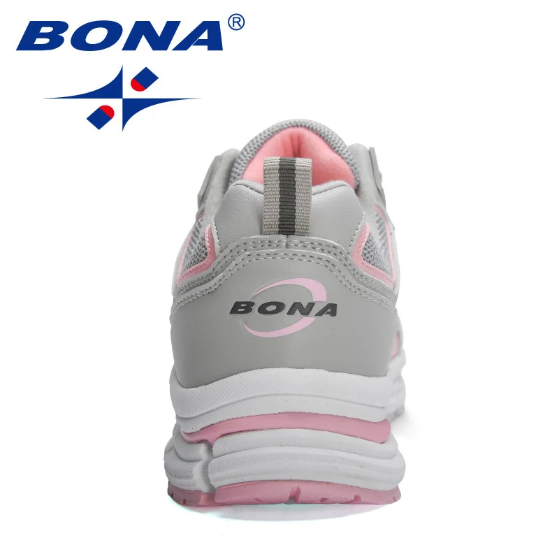 BONA New Designers Running Shoes Breathable Outdoor Sports Shoes Women Lightweight Sneakers Ladies Comfort Athletic Shoes