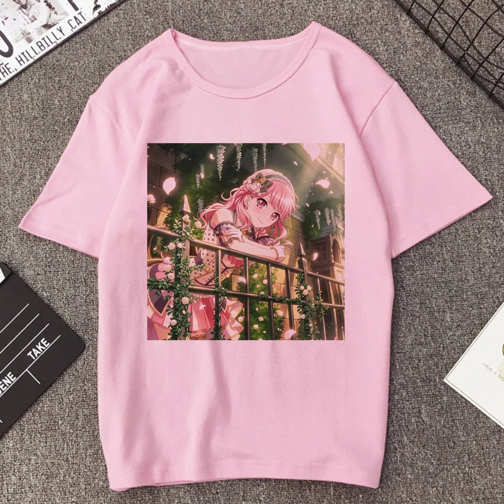 Bang Dream t shirt femme japanese graphic vintage scene  2000s t-shirt cutecore party aesthetic jojifuku