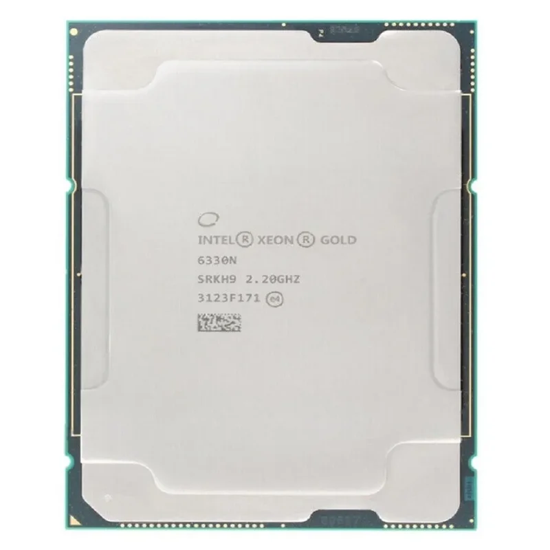 SRKH9 Xeon 6330N Processor TDP 165W 28cores 56threads 42M Cache 2.20 GHz FC-LGA16A Tray Gold 6330N CPU for server