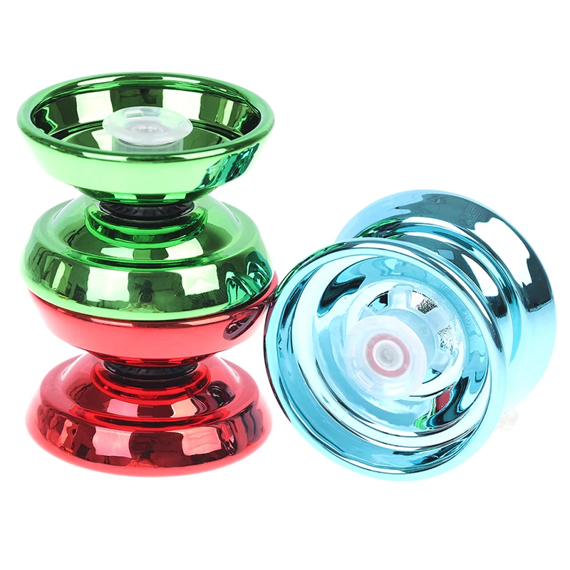 4 Colors Magic Yoyo Responsive High-speed Aluminum Alloy Yo-yo CNC Lathe with Spinning String for Boys Girls Children Kids