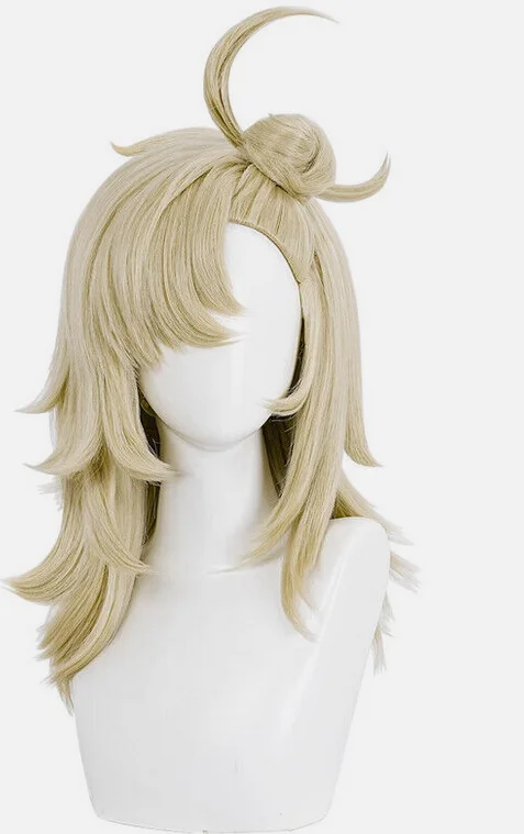 Zenless Zone Zero Piper Wheel Cosplay Wigs 48cm Women Long Flaxen Synthetic Hair