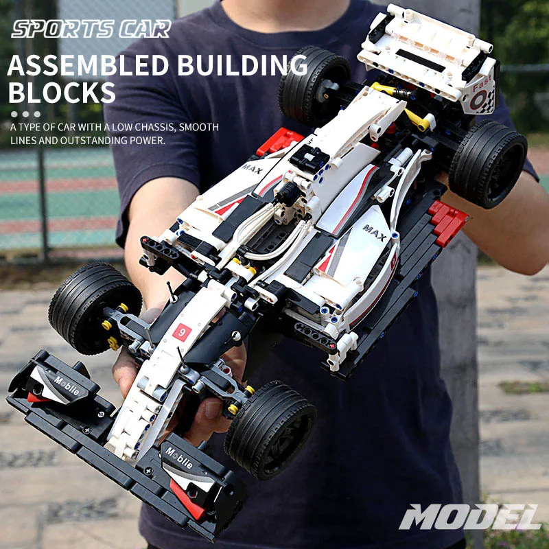 Mould King 13117 Technical Car Building Block The MOC-31313 Formula Sport Racing Car Model Toys Assembly Kids Christmas Gift