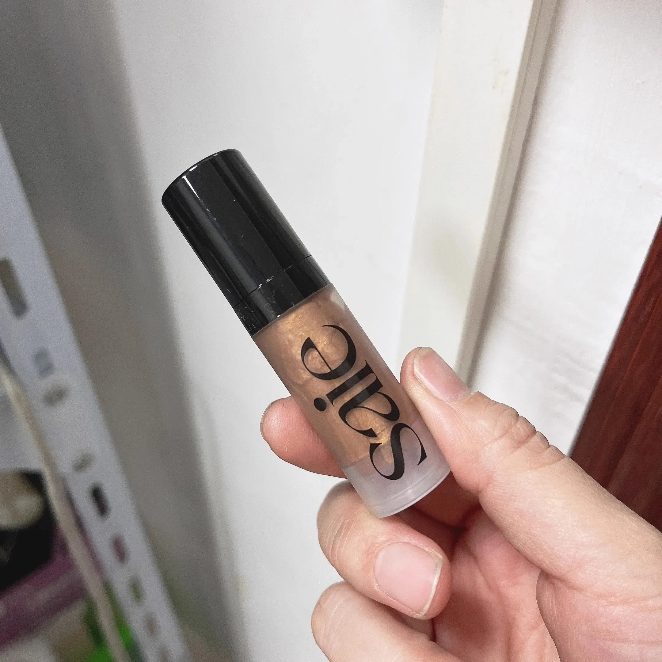 Flüssiger Textmarker, 5 ml, Probe Starglow, Sunglow, Glowy Super Gel, bezauberndes Rouge, Schatten, Hervorhebungsflüssigkeit, Saie, natürliches Make-up