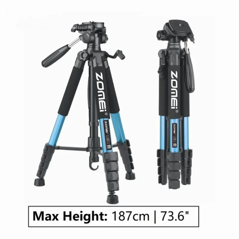 Z OMEI Q188 Portable Tripod 1.8M Bracket for Digital Camera Mobile Phone Outdoor Travel Live Broadcast Photography Accessories