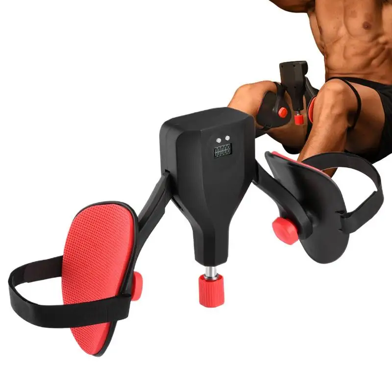 Entrenador de muslos con contador, entrenador de músculos del suelo pélvico ajustable resistente de 10-35kg, suministros de entrenamiento de cadera ajustables 360
