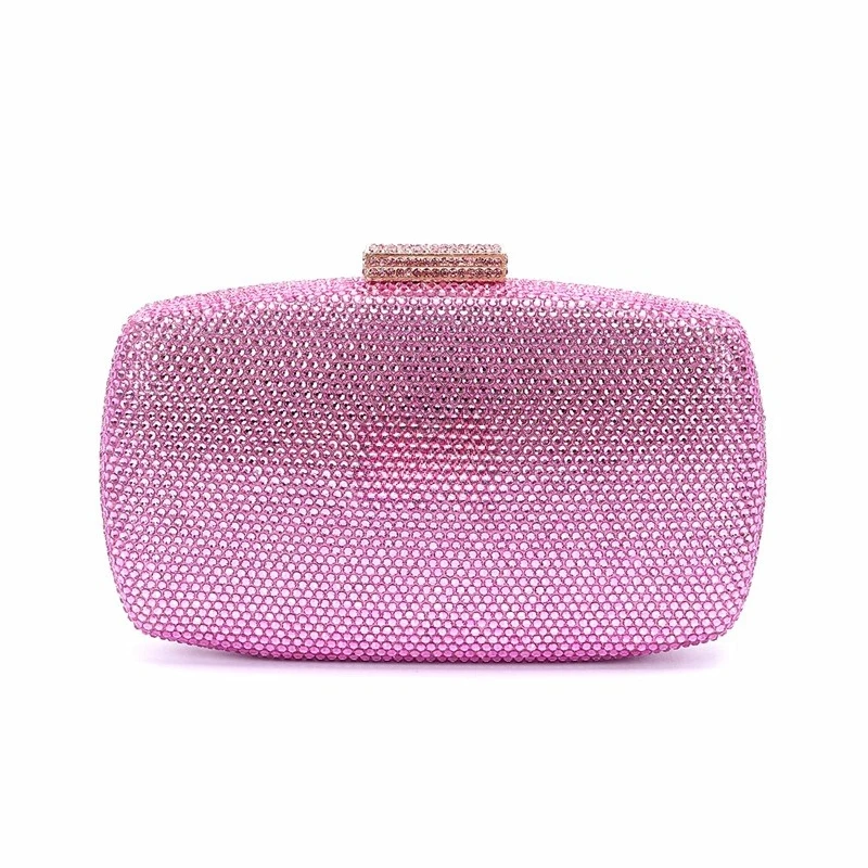 

Rhinestone Full Of Diamonds Veneer Flash Diamonds Women's Diamond-encrusted Fashion Handmade Evening Bag Mini Chain Evening Bags