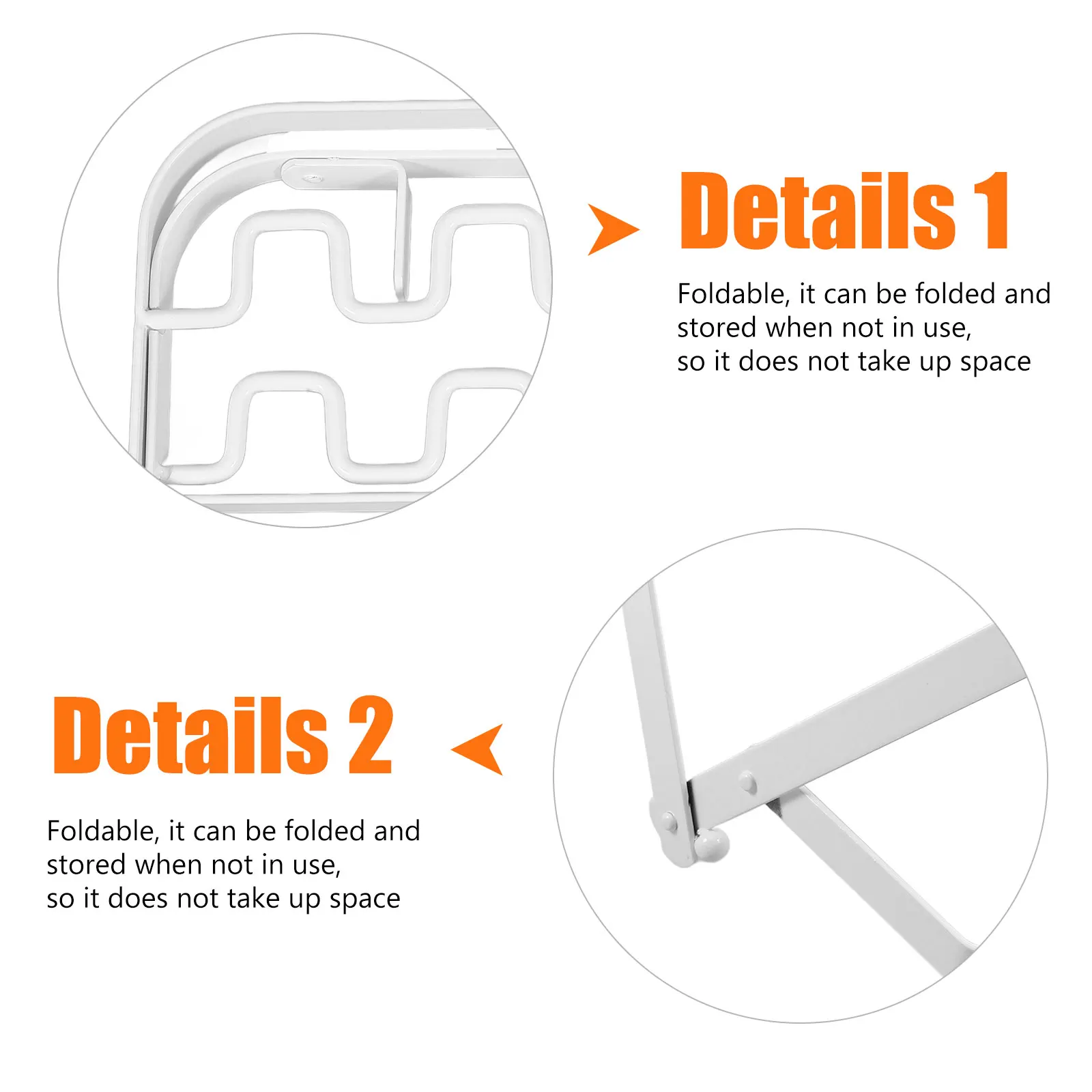 

Portable Garbage Bag Holder Stand Foldable Wire Trash Rack for Outdoor Lawn Camping Use Space Saving Trash Bag Holder