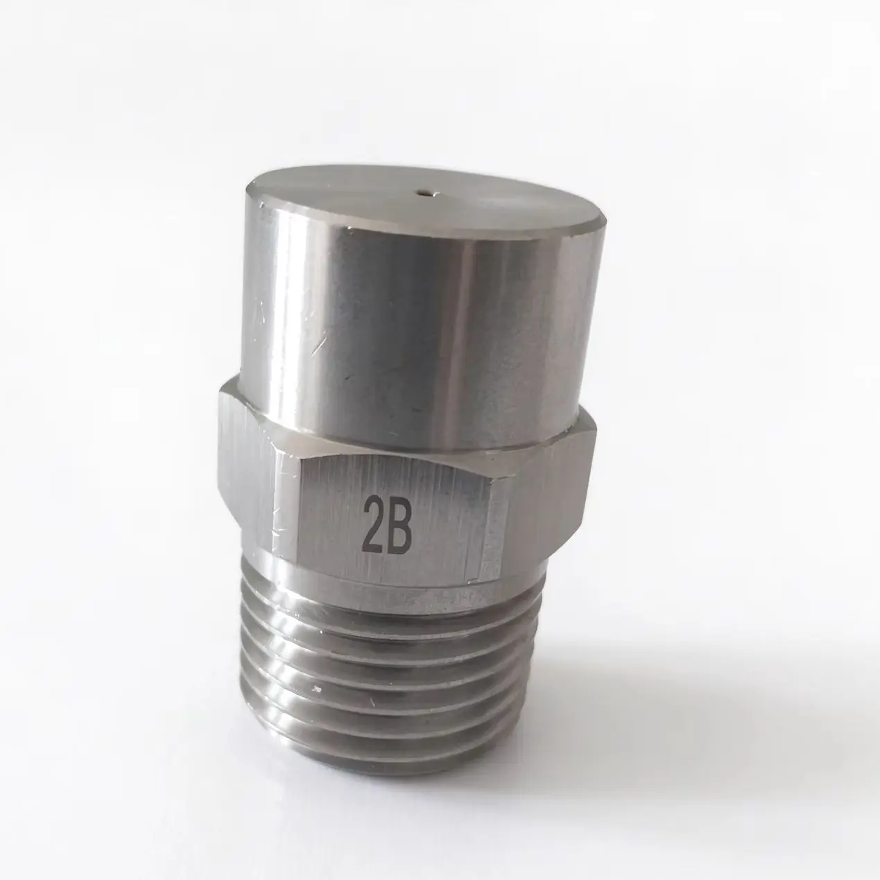 5PCS  BB  Stainless Steel Full Cone Nozzle 3/8 Inch BSPT Male Thread BB Series 42-120 Spray Angle 0.3mm Aperture