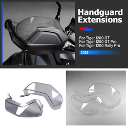 For Tiger 1200 GT Pro 1200 Rally Pro (2022-) Motorcycle Accessories ABS Handguard Extensions Protector Hand Guard Windshield