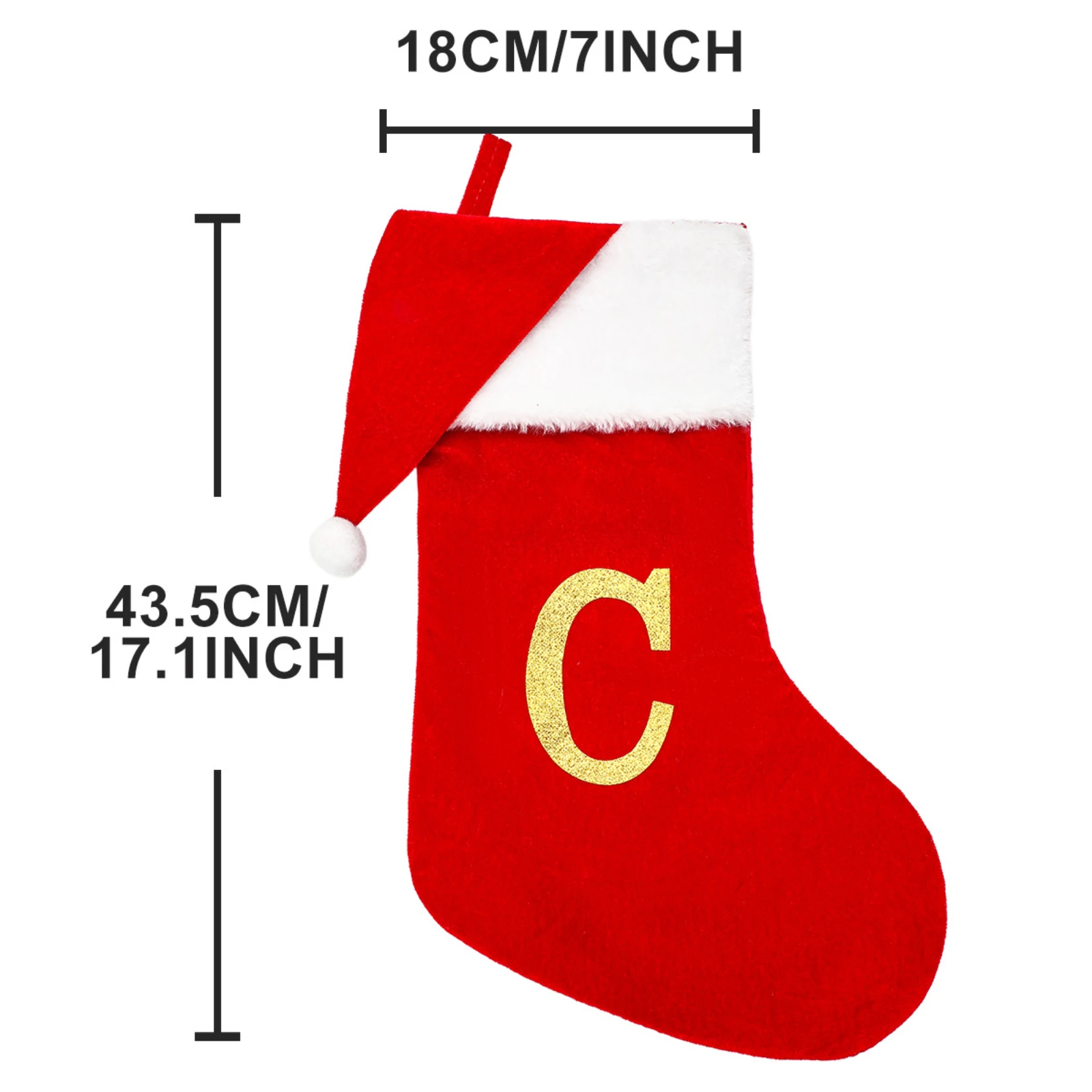 Weihnachten Socken Geschenk Tasche Weihnachtsbaum Anhänger Dekoration Kinder Süßigkeiten Taschen Weihnachten Party Atmosphäre Dekorative Socken